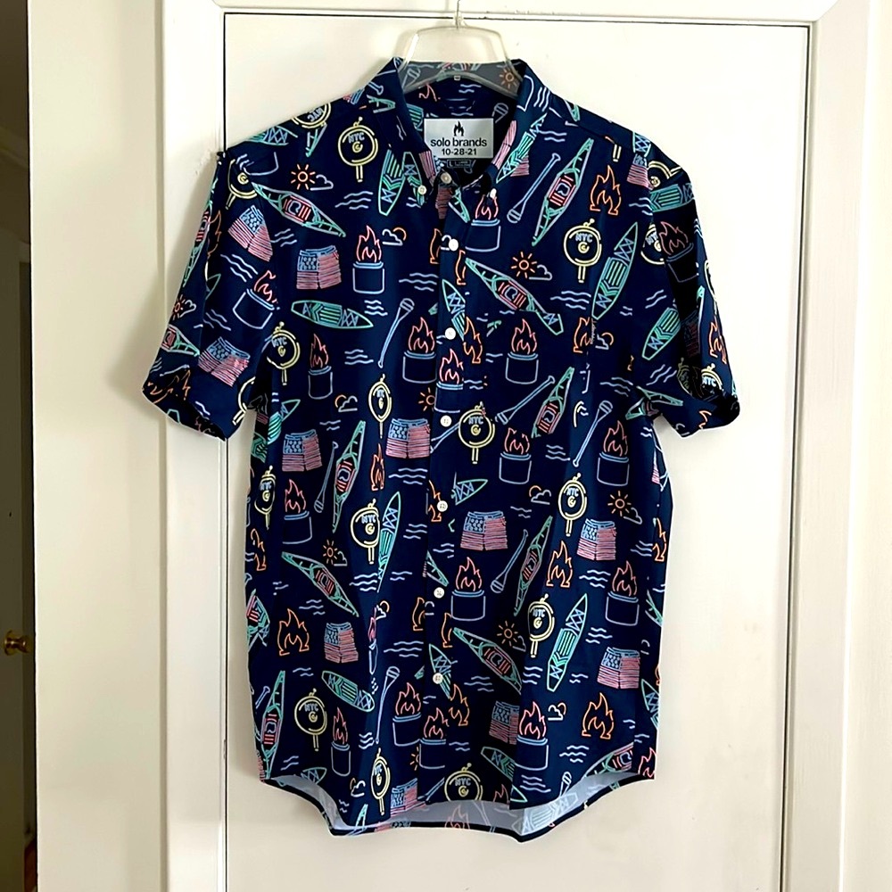 Solo Brands Slim Fit Men’s Short Sleeve Shirt